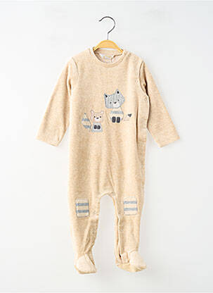 Pijama țesătură catifea bej MAYORAL enfant