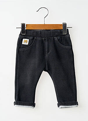 Pantalon slim elasticitate talie elastică negru LOSAN băiat