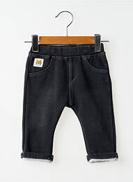 Pantalon slim elasticitate talie elastică negru LOSAN garcon