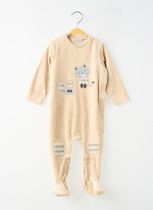 Pijama țesătură catifea bej MAYORAL enfant
