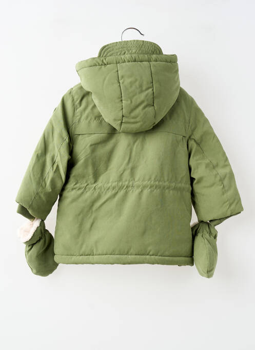 Parka buzunare cu glugă verde MAYORAL enfant