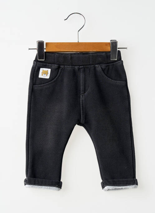 Pantalon slim elasticitate talie elastică negru LOSAN garcon
