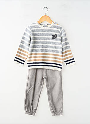 Set pantaloni talie elastică gri LOSAN băiat