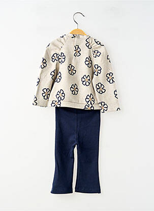 Set pantaloni mâneci lungi albastru LOSAN fată