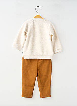 Set pantaloni talie elastică maro NOUKIE'S băiat