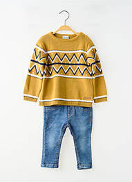 Set pantaloni talie elastică galben LOSAN garcon