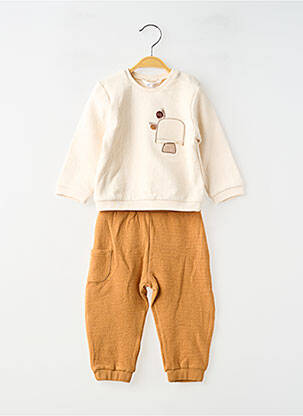 Set pantaloni talie elastică bej MAYORAL băiat