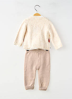 Set pantaloni guler rotund bej MAYORAL copil