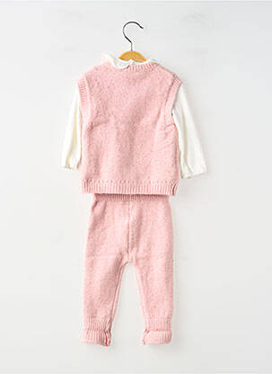Set pantaloni croială dreaptă roz MAYORAL fată