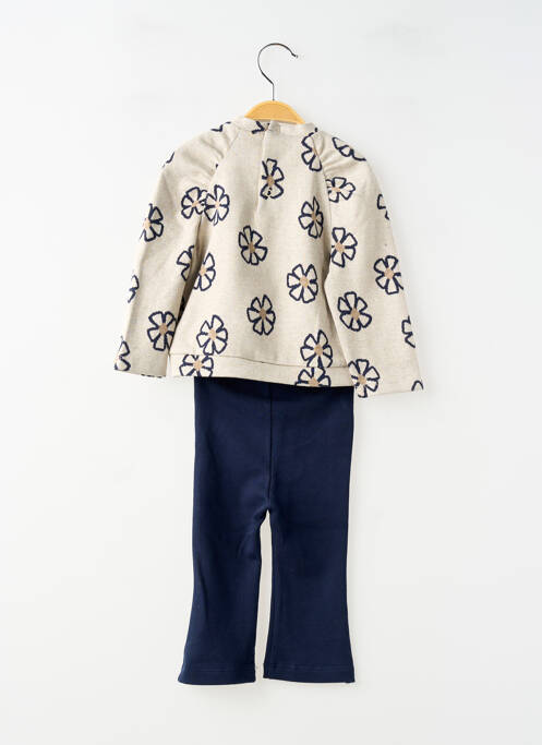 Set pantaloni mâneci lungi albastru LOSAN fille