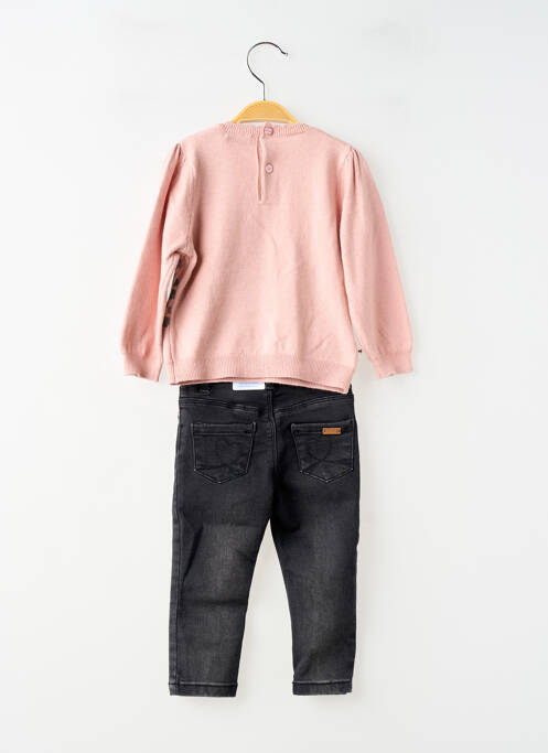 Set pantaloni mâneci lungi roz MAYORAL fille