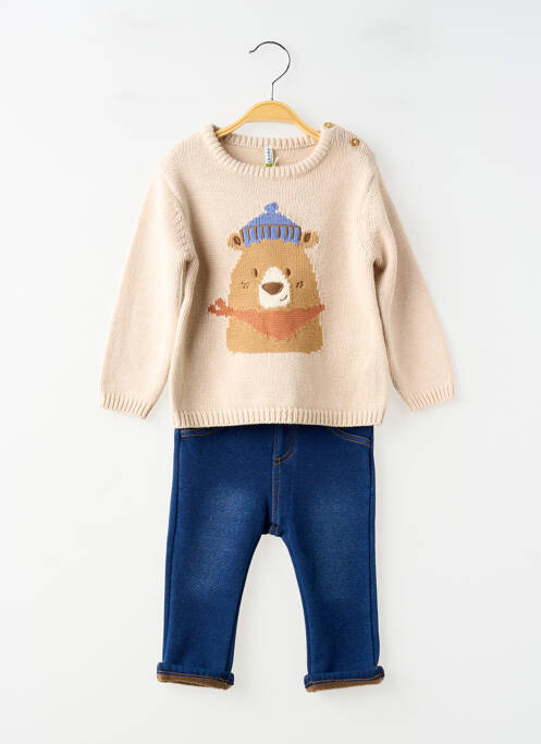 Set pantaloni bază pantalon albastru LOSAN garcon