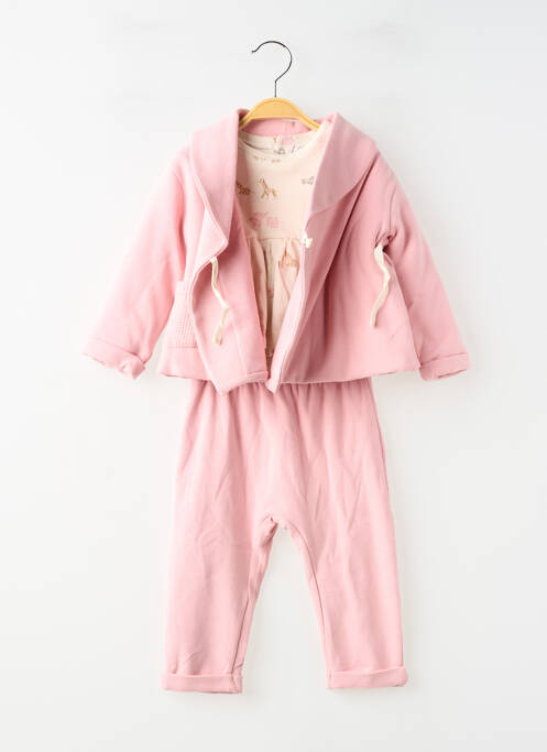 Set pantaloni mâneci lungi roz MAYORAL fille