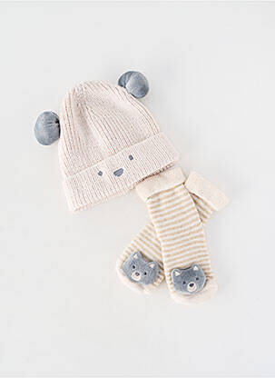 Căciulă tricotaj din plasă bej MAYORAL enfant