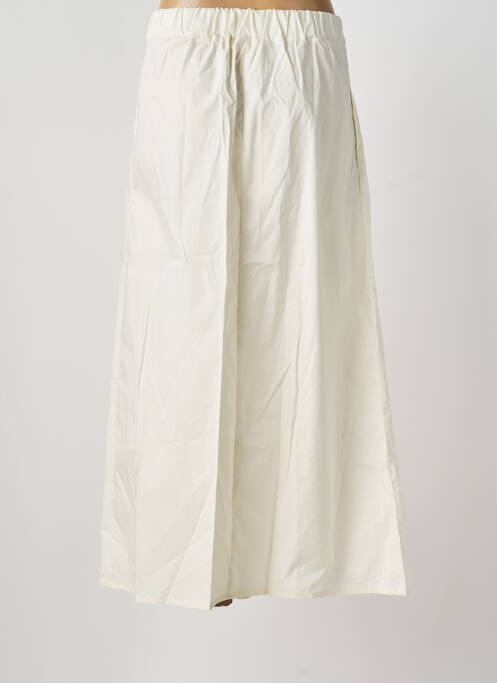 Fustă lungă croială evazată alb BLANC BOHEME femme