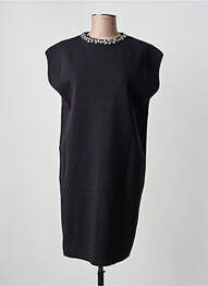 Rochie midi mâneci scurte mâneci scurte negru ARTLOVE femeie