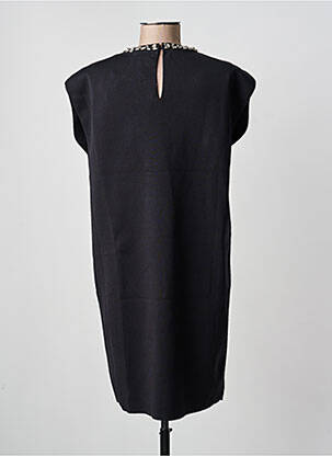 Rochie midi mâneci scurte mâneci scurte negru ARTLOVE femeie