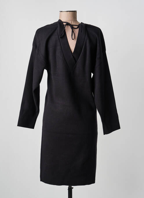 Rochie pulover negru ARTLOVE femeie