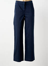 Pantalon chino țesătură poplin mărime normală albastru SAINT JAMES femme
