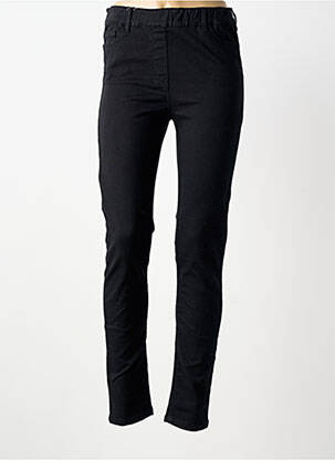 Jegging țesătură poplin mărime normală negru SAINT JAMES femeie