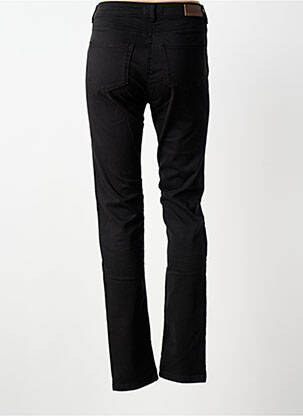Pantalon slim țesătură poplin mărime normală negru SAINT JAMES femeie