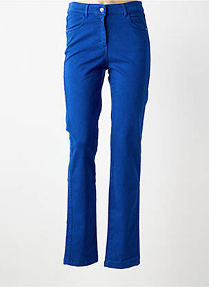 Pantalon slim elasticitate mărime normală albastru SAINT JAMES femeie