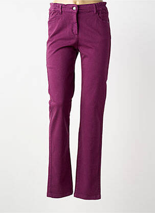 Pantalon slim elasticitate mărime normală violet SAINT JAMES femme
