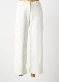 Pantalon drept elasticitate mărime normală alb SAINT JAMES femme