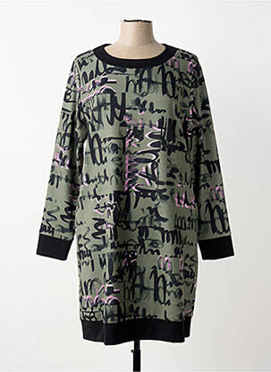 Rochie pulover elasticitate mâneci lungi verde SENORETTA femme