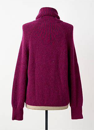 Pulover cu guler înalt mâneci lungi mâneci lungi violet SAINT JAMES femeie