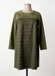 Rochie midi mâneci lungi mâneci lungi verde SENORETTA femme