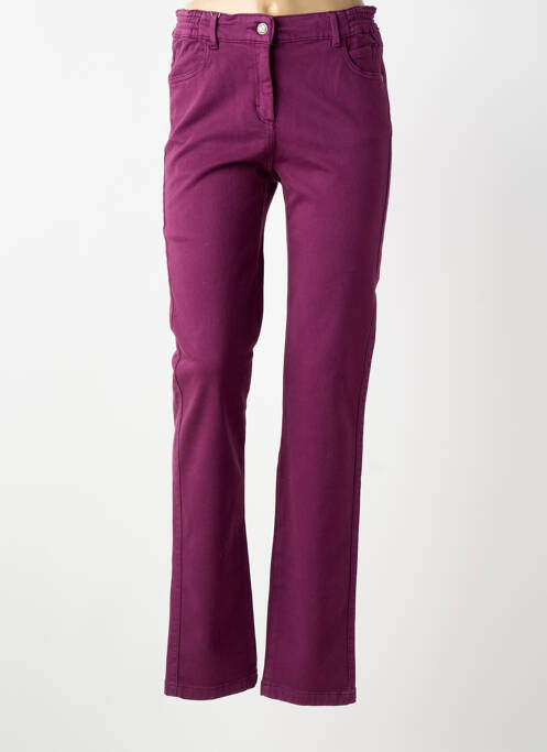 Pantalon slim elasticitate mărime normală violet SAINT JAMES femme
