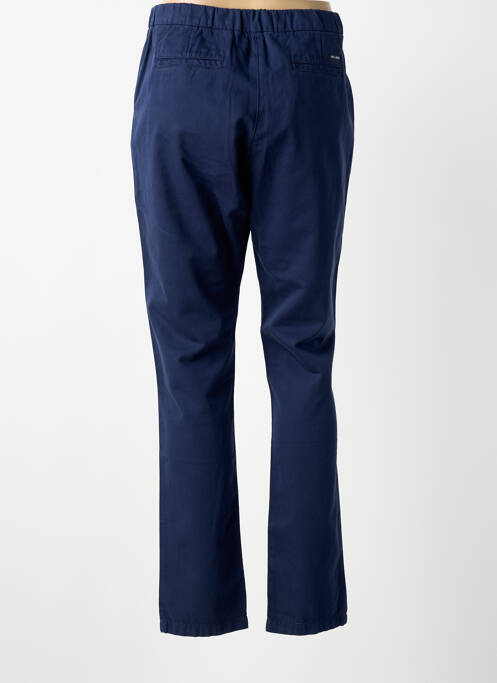 Pantalon drept țesătură poplin mărime normală albastru SAINT JAMES femme