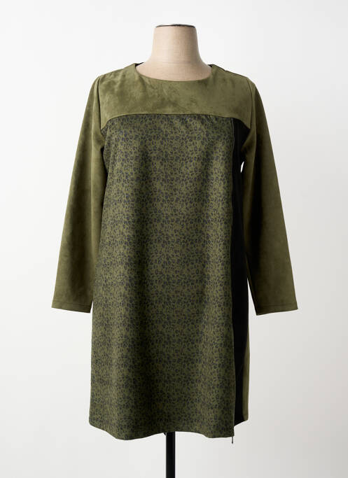 Rochie midi mâneci lungi mâneci lungi verde SENORETTA femme