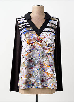 Polo negru DOLCEZZA femeie