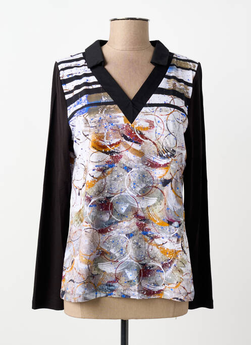 Polo negru DOLCEZZA femeie