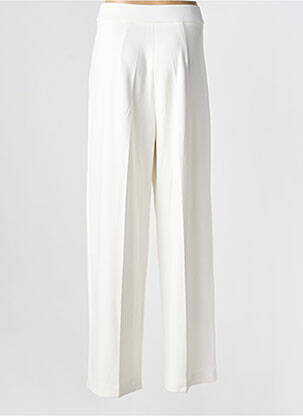 Pantalon drept talie elastică alb RAFFAELLO ROSSI femeie