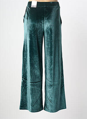 Pantalon evazat talie elastică verde HBT femeie