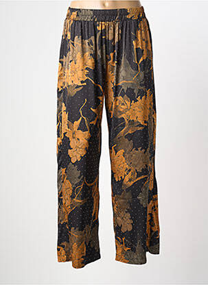 Pantalon drept talie elastică negru LM LULU femeie