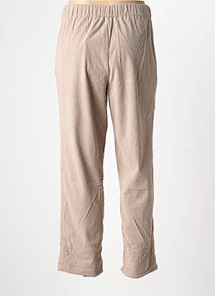 Pantalon drept talie elastică bej ZHRILL femeie