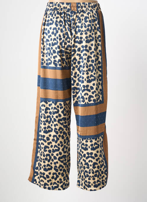 Pantalon drept talie elastică albastru LM LULU femme