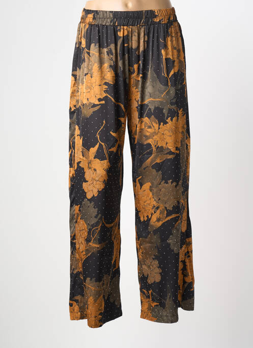 Pantalon drept talie elastică negru LM LULU femme