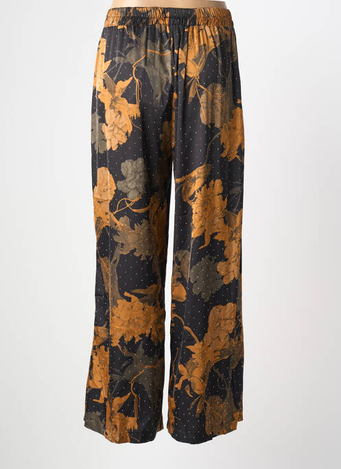 Pantalon drept talie elastică negru LM LULU femme