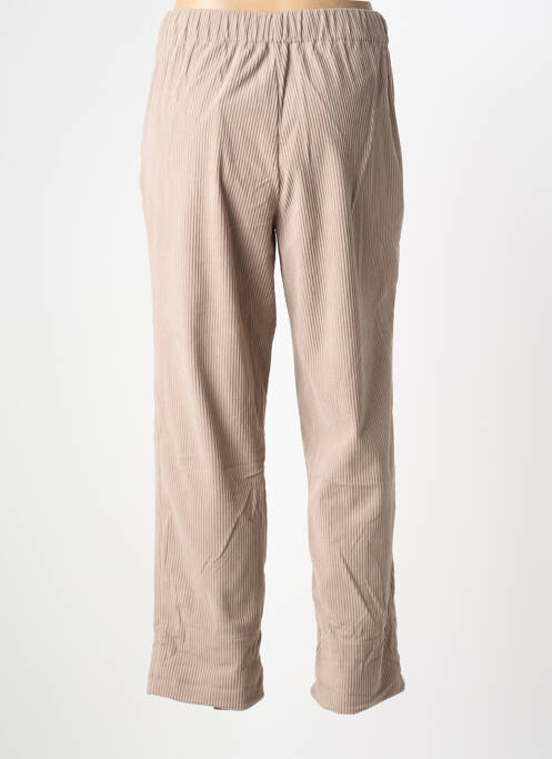 Pantalon drept talie elastică bej ZHRILL femme