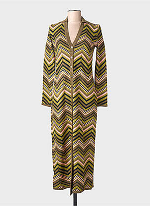 Rochie lungă mâneci lungi mâneci lungi verde SURKANA femme