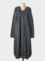 Rochie lungă mâneci lungi mâneci lungi gri KEDZIOREK femeie
