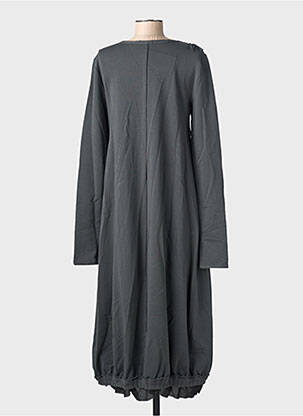 Rochie lungă mâneci lungi mâneci lungi gri KEDZIOREK femeie