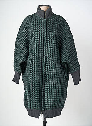 Geacă matlasată buzunare fără glugă verde KEDZIOREK femme