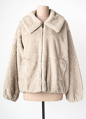 Geacă buzunare gri K-DESIGN femme