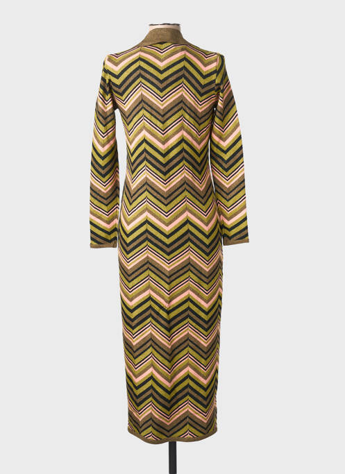 Rochie lungă mâneci lungi mâneci lungi verde SURKANA femme